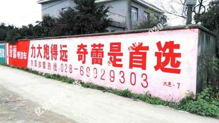日喀则墙体广告稳步攀升，墙体写字广告成为高原宣传新风向